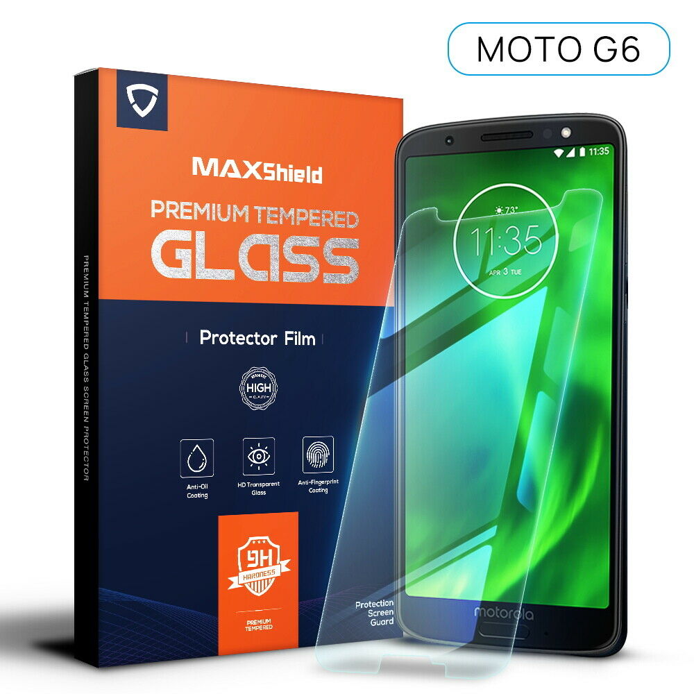 2X Motorola Moto G6 Tempered Glass Screen Protector