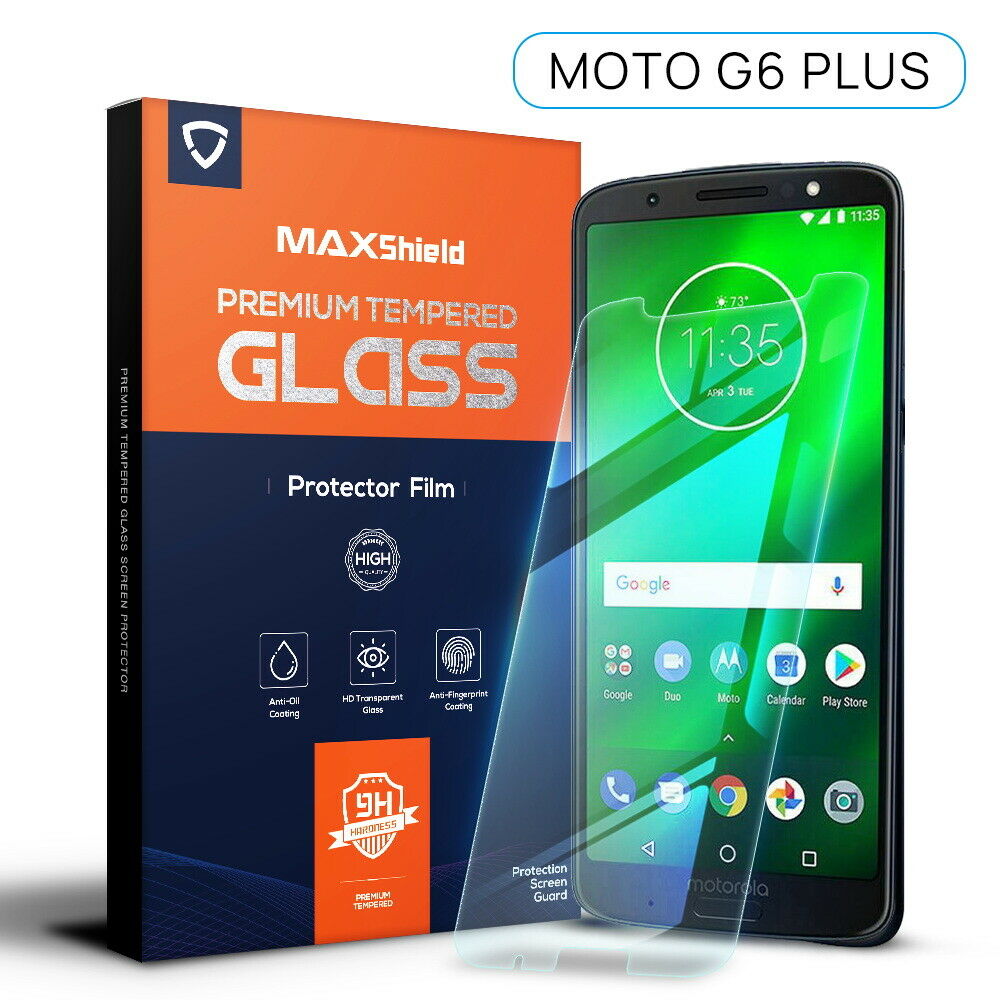 2X Motorola Moto E6 Plus Tempered Glass Screen Protector