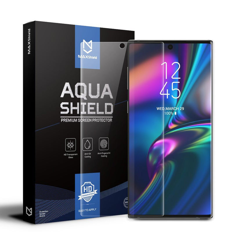 Galaxy Note 10 Plus 5G Screen Protector MaxShield HD Aqua Crystal for Samsung