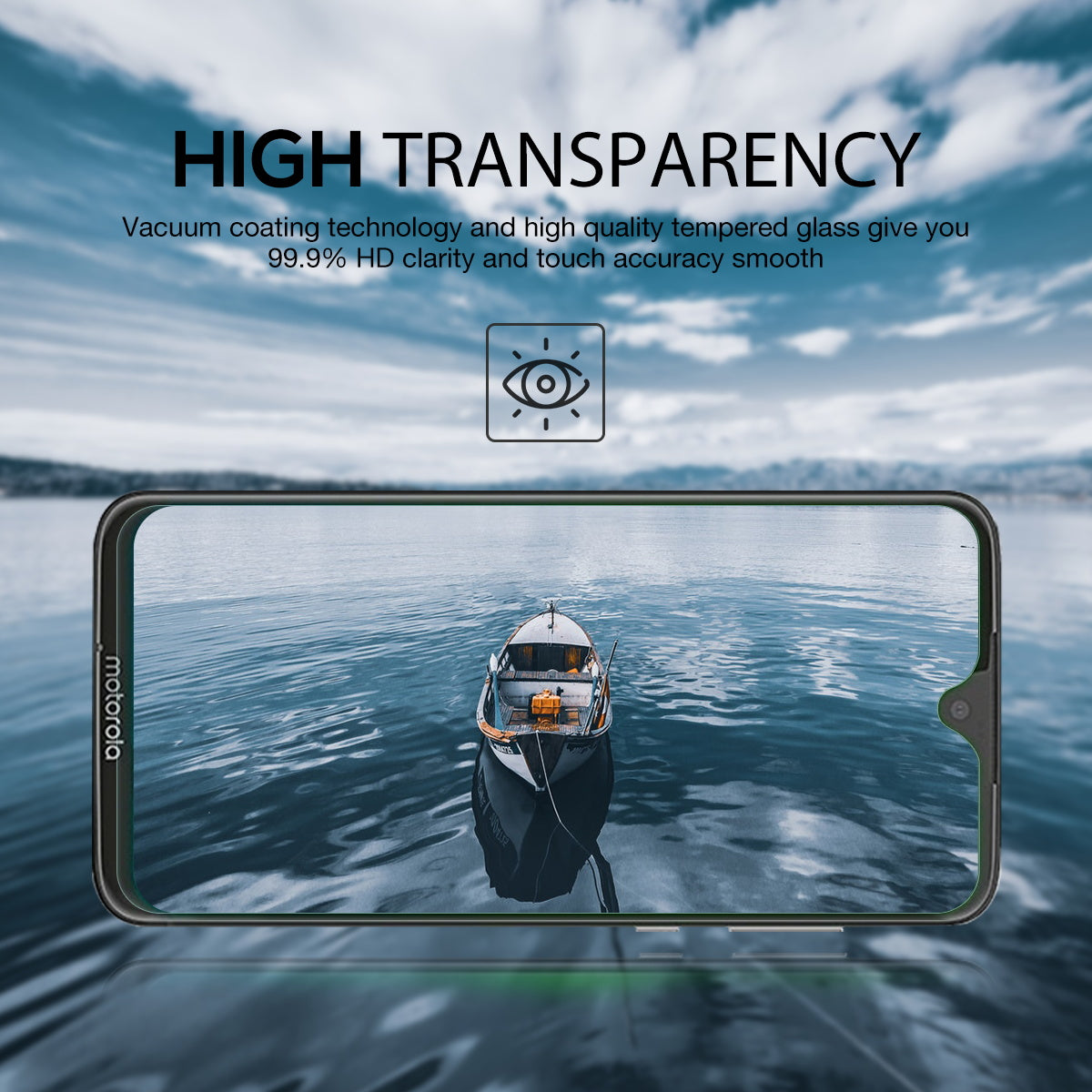 2X Motorola Moto G6 Play Tempered Glass Screen Protector