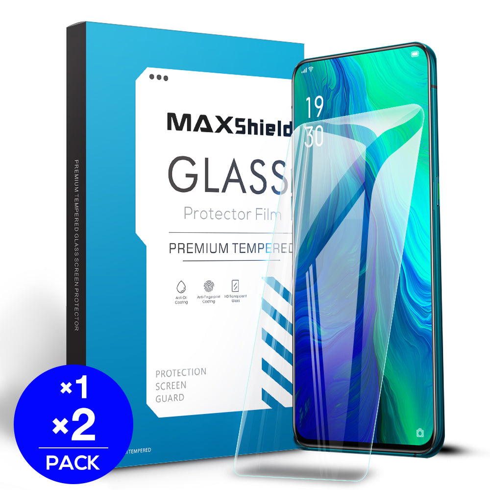 MAXSHIELD OPPO Reno 5G Full Adhesion Tempered Glass Screen Protector