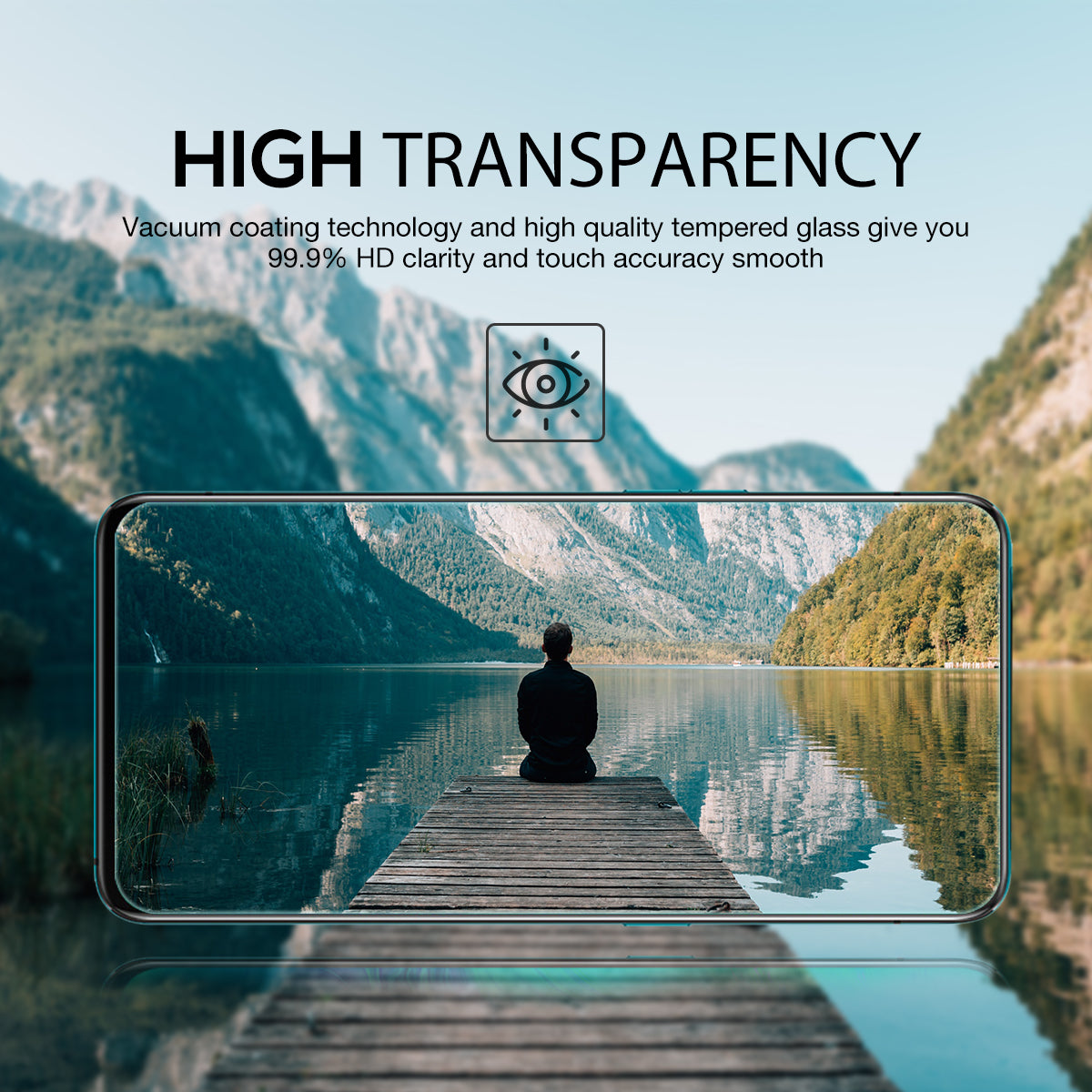 MAXSHIELD OPPO Reno 5G Full Adhesion Tempered Glass Screen Protector