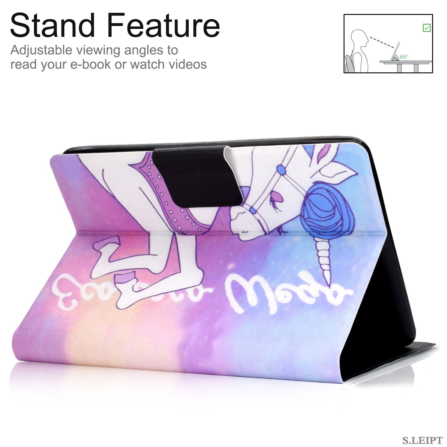 Leather Case For All-New Kindle 2019 10th Gen 6" Card Slot Magnetic Stand Cover