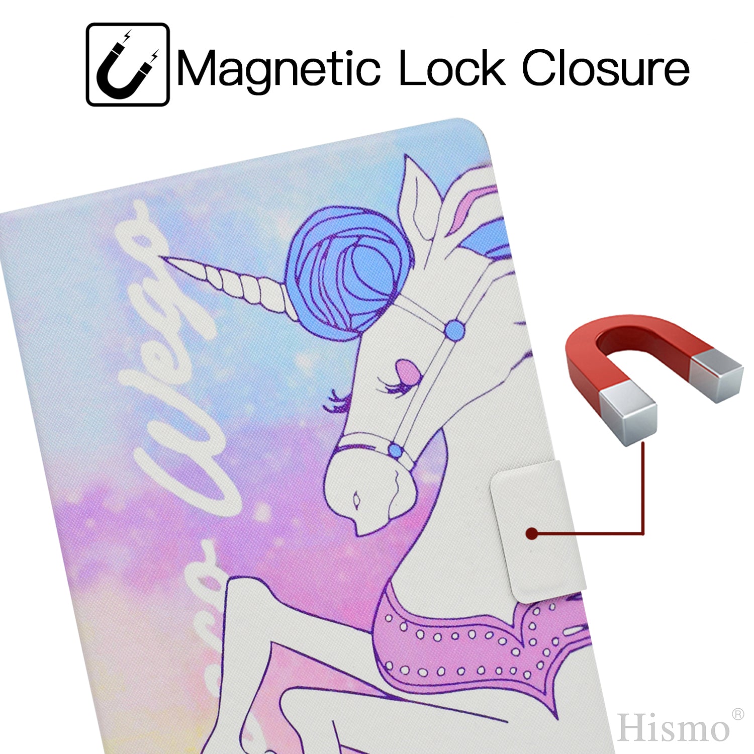 For Samsung Tab A 10.1" 2019 SM-T510 T515 Tablet Case Smart Magnet Leather Cover-19 Patterns