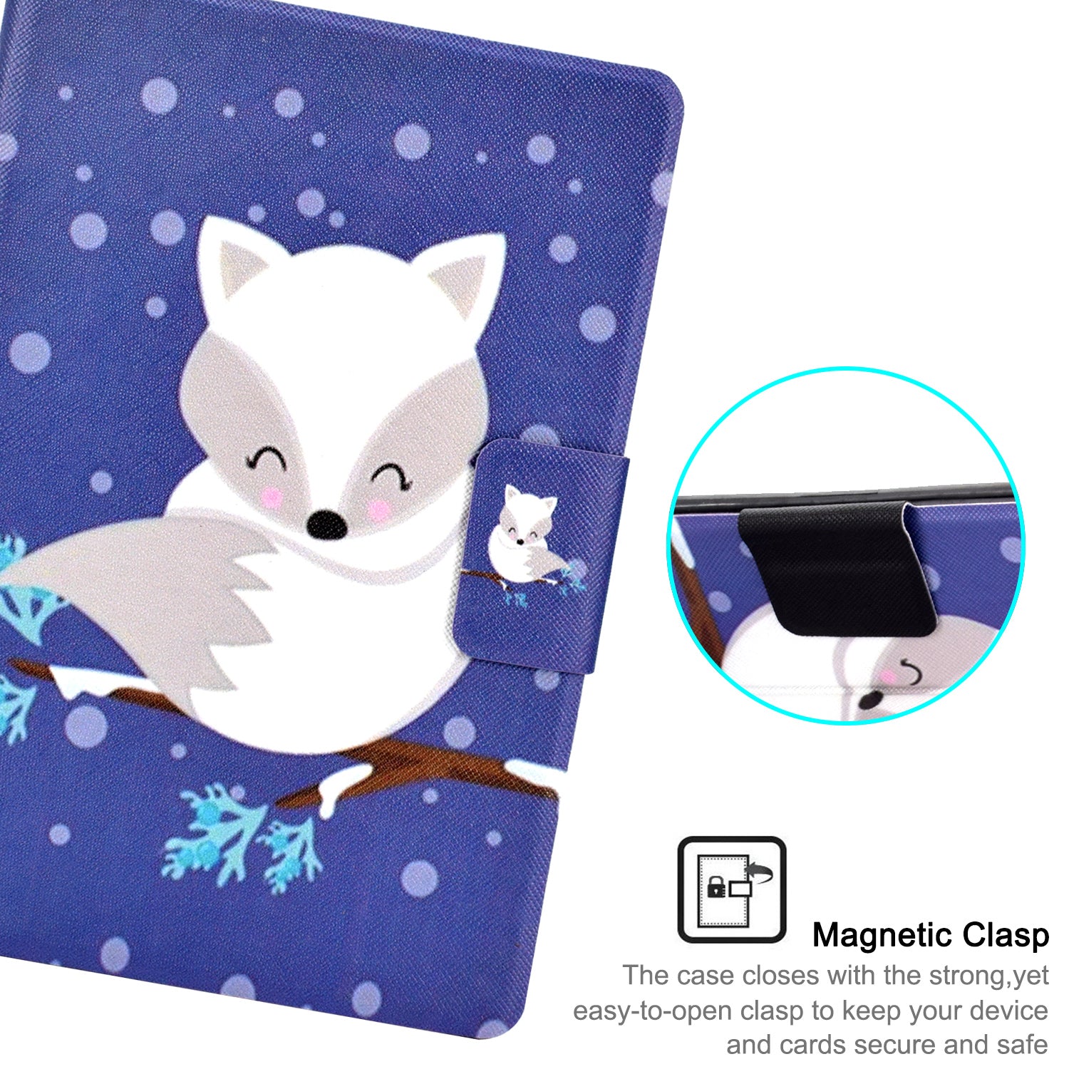 Leather Case For All-New Kindle 2019 10th Gen 6" Card Slot Magnetic Stand Cover