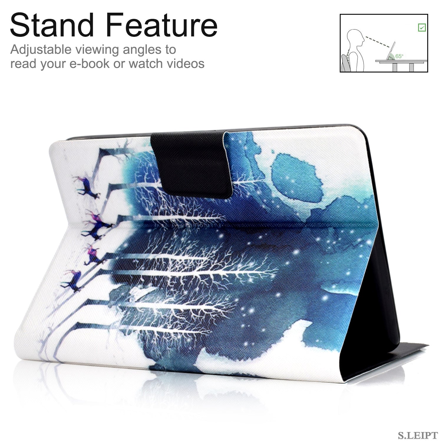 Leather Case For All-New Kindle 2019 10th Gen 6" Card Slot Magnetic Stand Cover