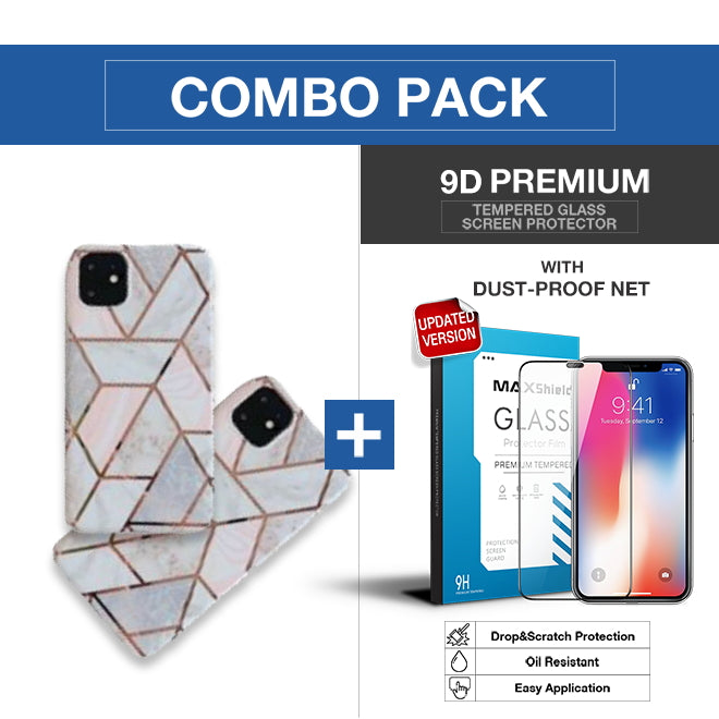 iPhone XI 11 Case Soft TPU Case Marble Shockproof Silicone Gel Cover