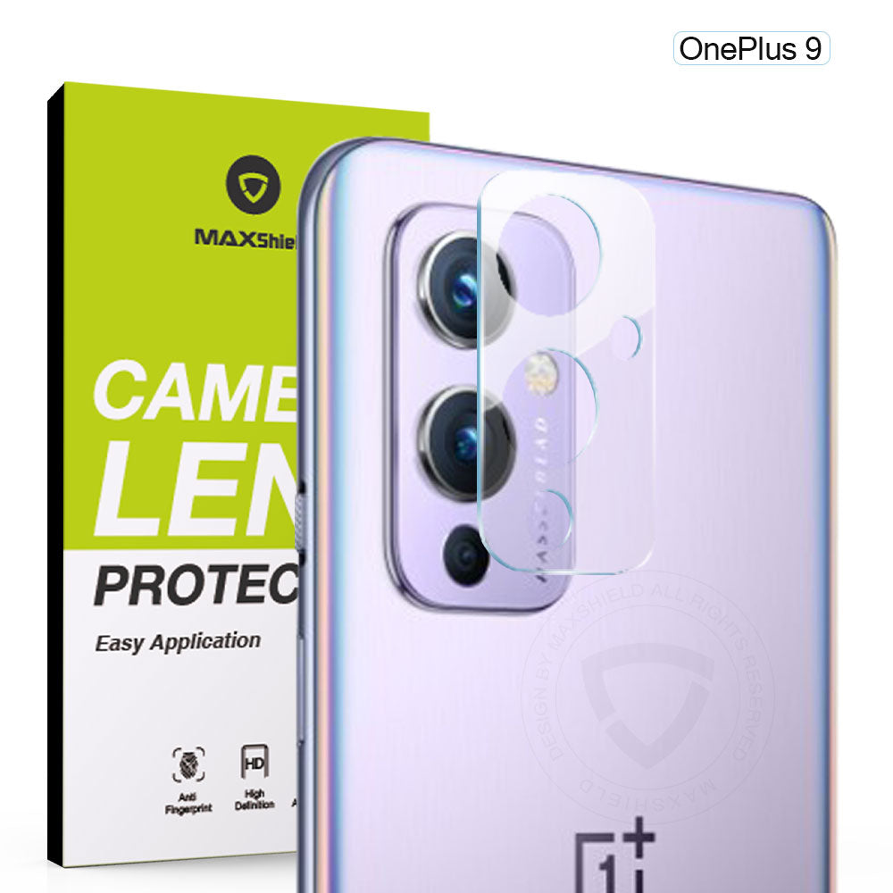 For OnePlus 9 MAXSHIELD Camera Lens Tempered Glass Screen Protector