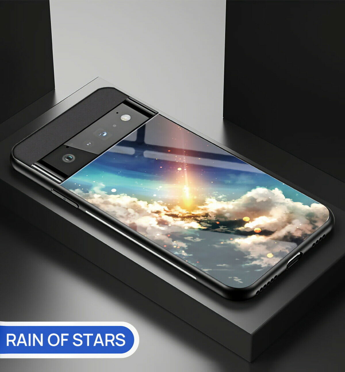 For Google Pixel 6 pro Case Shockproof Marble Temepered Glass Luxury Case Cover