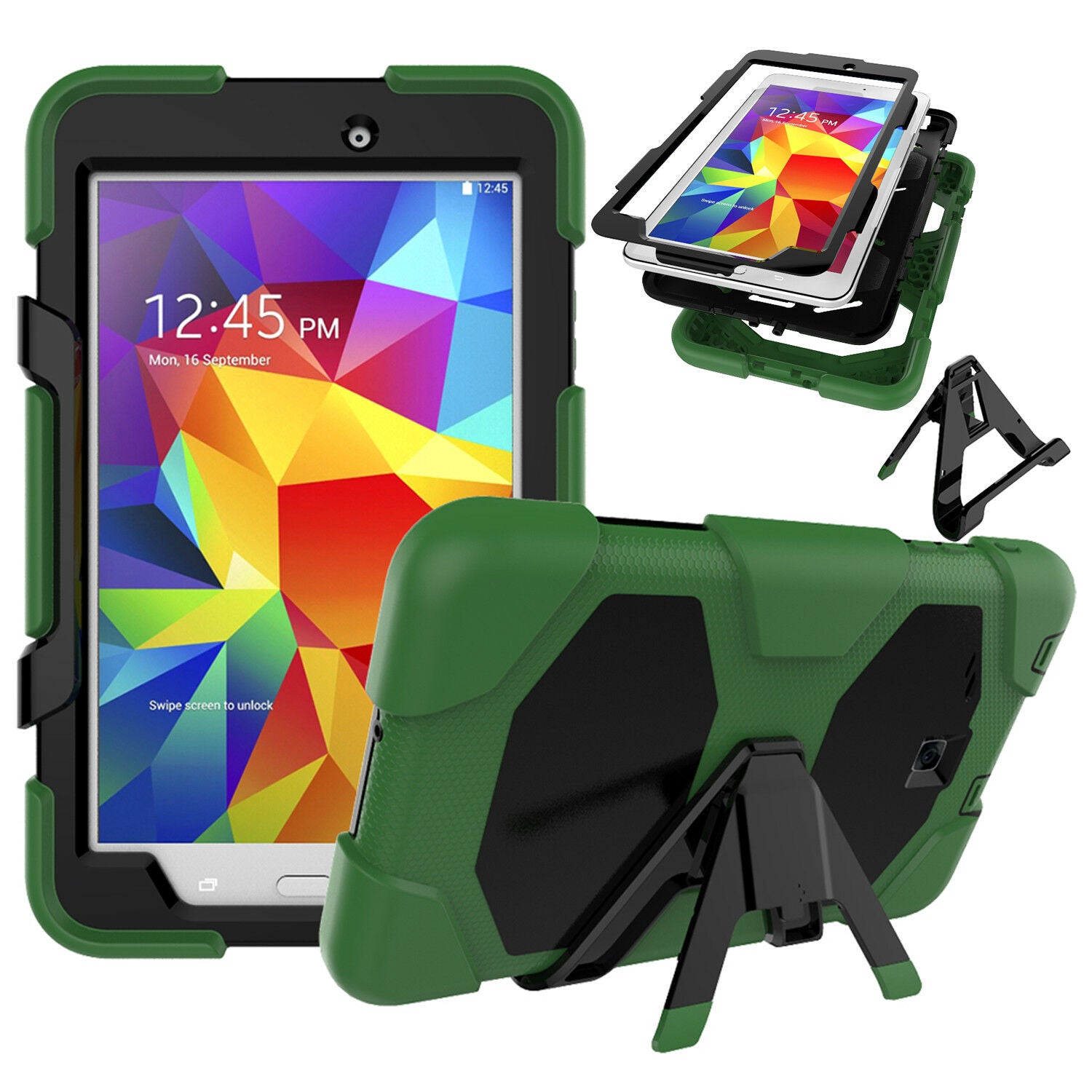 Heavy Duty Shock Proof Case Cover Samsung Galaxy Tab A 9.7" T550 T551 T555