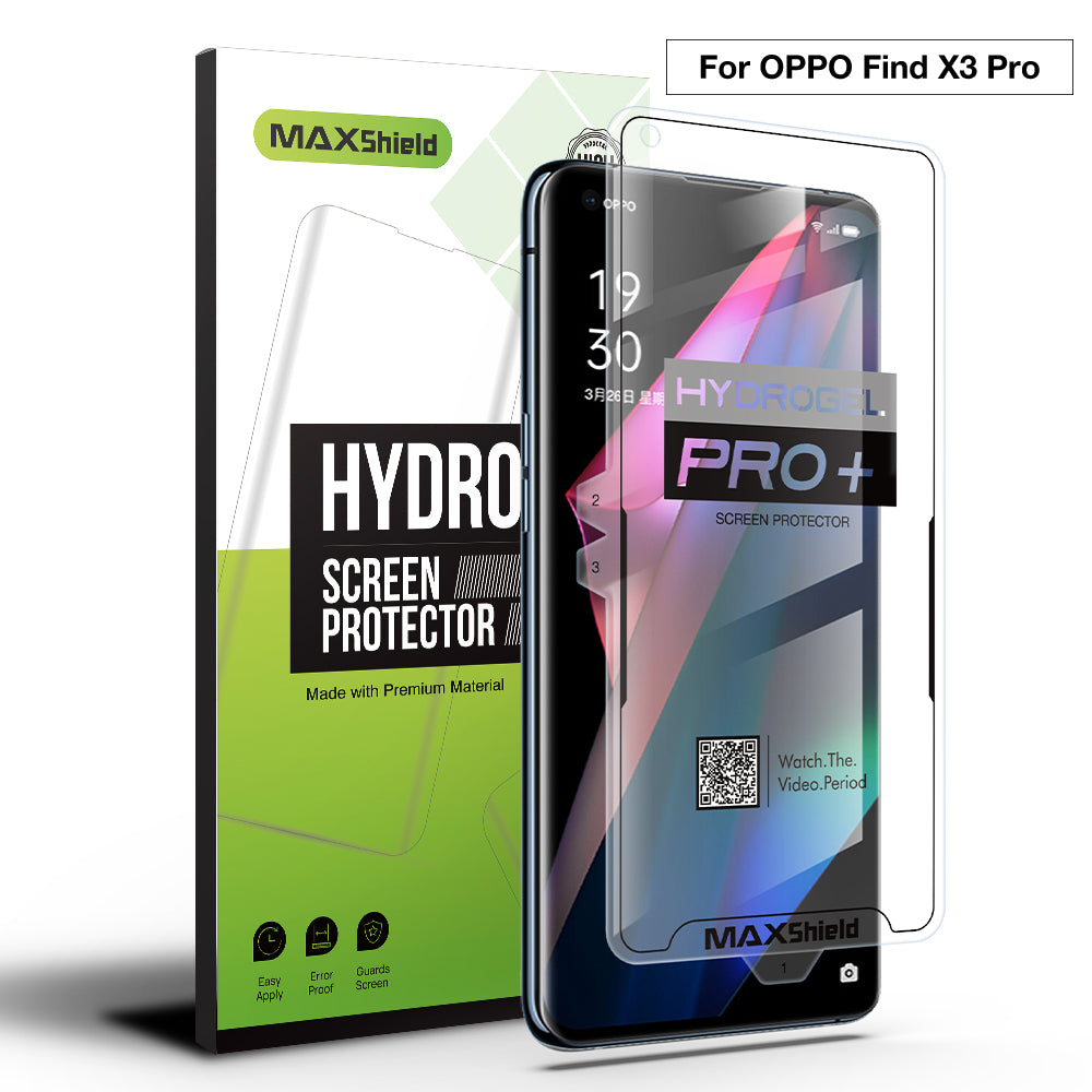 2 Pack MAXSHIELD For OPPO X3/X3 Pro HYDROGEL FLEXIBLE Film Screen Protector