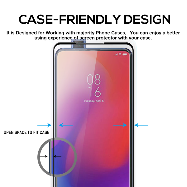 Xiaomi Mi A3 MAXSHIELD Full Cover Tempered Glass Screen Protector