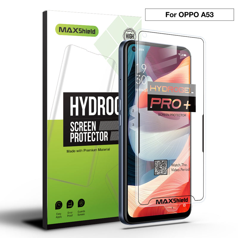 2 Pack MAXSHIELD For OPPO A92 A72 A53 A52 HYDROGEL FLEXIBLE Film Screen Protector