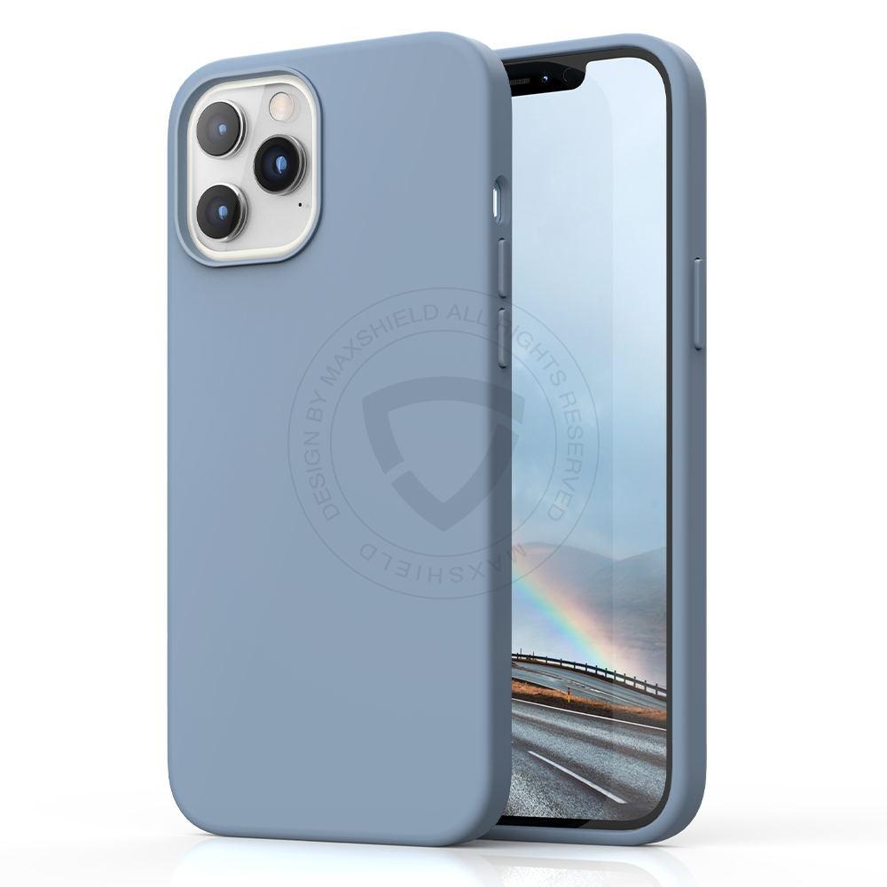 iPhone 12 Pro Max 6.7" Case MAXSHIELD Soft Liquid Silicone Shockproof Cover