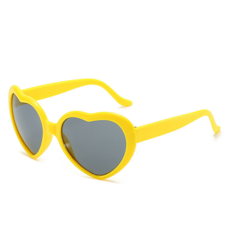 Effect Glasses Heart-shaped Diffraction Lights Become Love Image Sunglasses