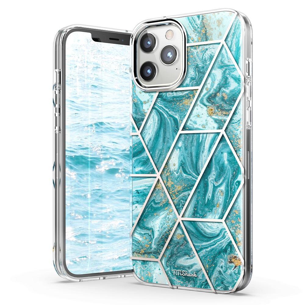 For Apple iPhone 12 Pro 6.1" Case Clear Slim Stylish Marble Shockproof Cover