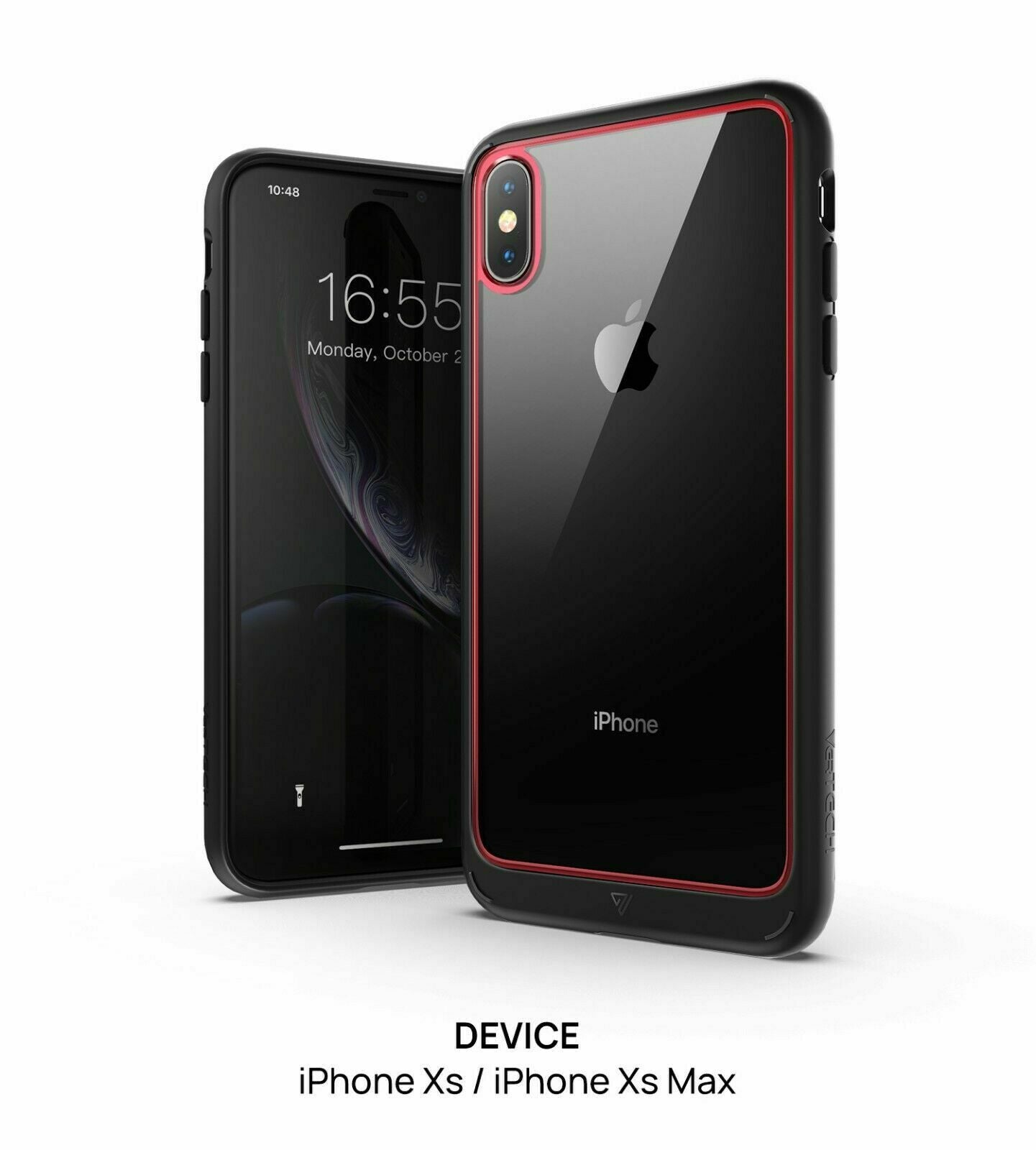 For iPhone X XS Max XR Case MAXSHIELD Clear Heavy Duty Shockproof Slim Cover