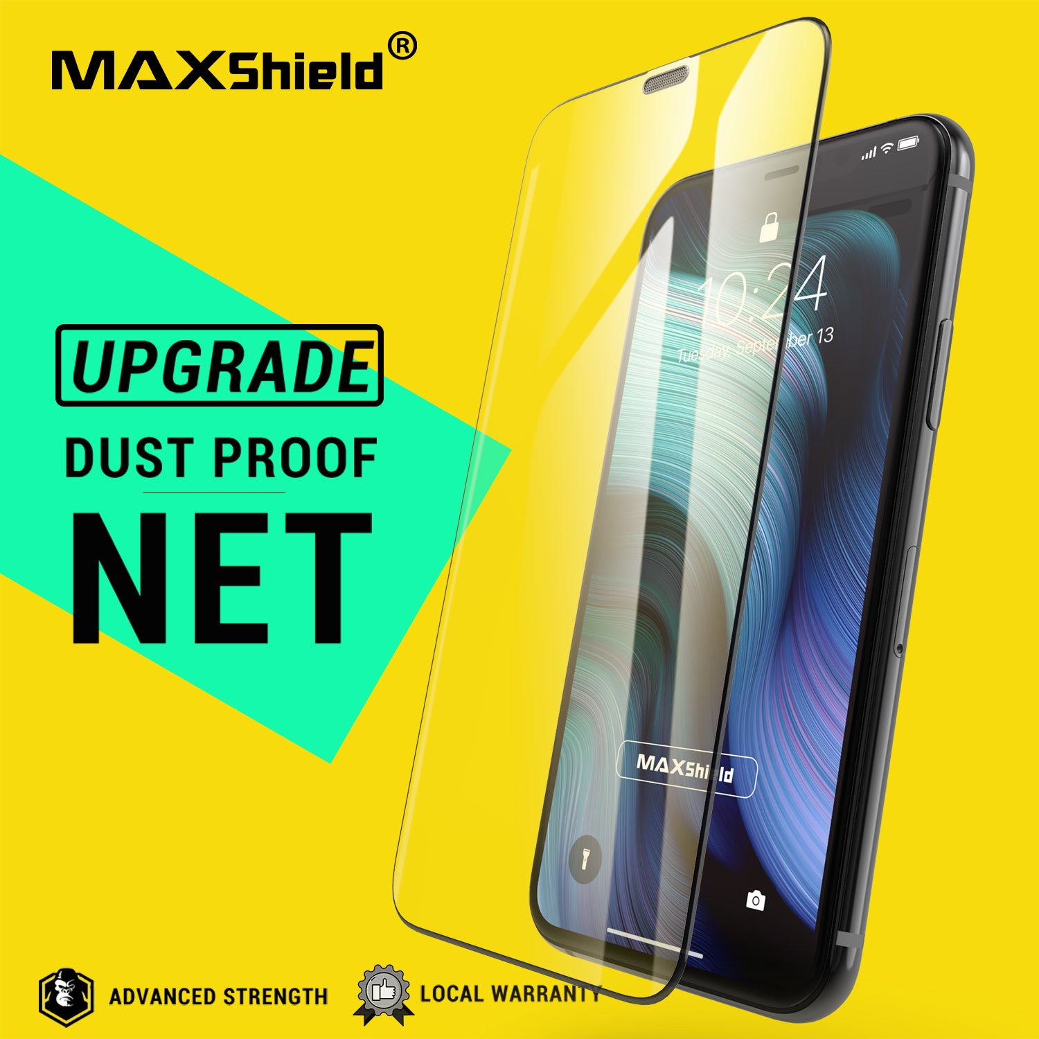 iPhone XI 11 Pro Max Full Coverage Tempered Glass Screen Protector