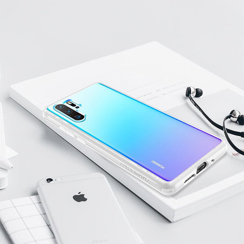 YOUMAKER® Huawei P30 Shockproof Slim Bumper Crystal Case Cover-Clear