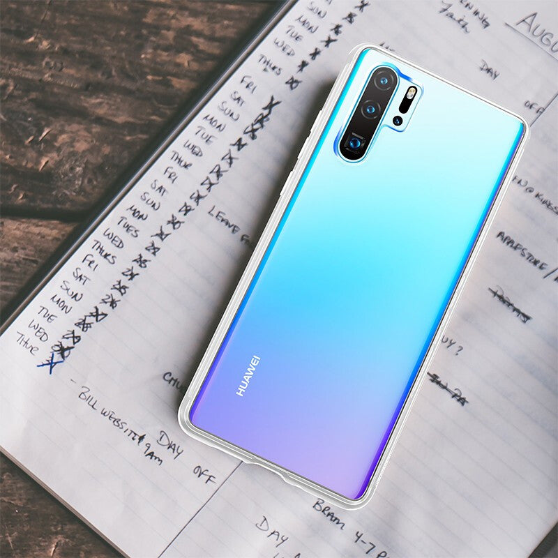 YOUMAKER® Huawei P30 Shockproof Slim Bumper Crystal Case Cover-Clear