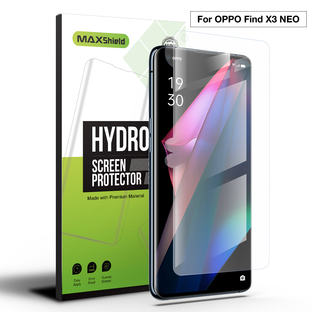 2 Pack MAXSHIELD For OPPO X3 Neo HYDROGEL FLEXIBLE Film Screen Protector