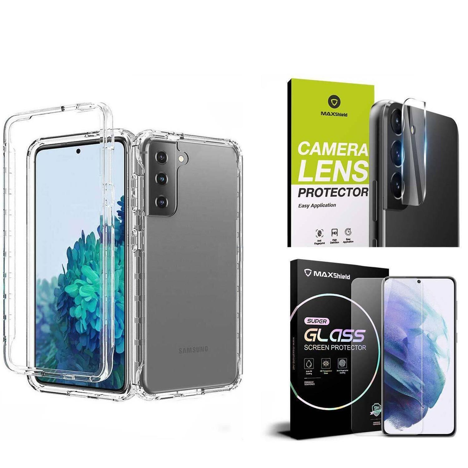 For Galaxy S24 Plus Ultra Case Clear Shockproof 360 Full Body Cover