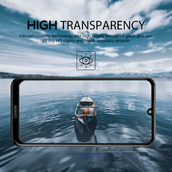 Huawei Y5 Pro 2019 Full Coverag Tempered Glass Screen Protector