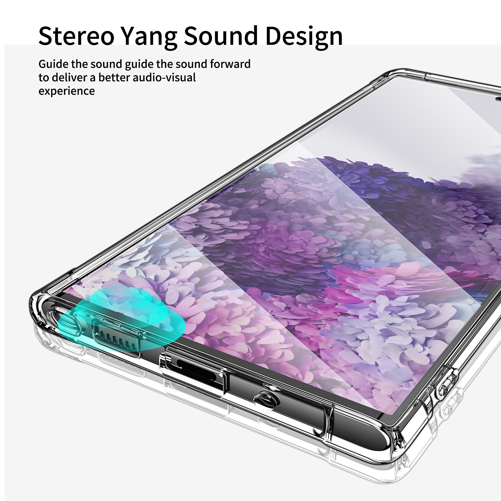 For Galaxy Note 20 4G 5G Case Clear Shockproof Slim Bumper Cover