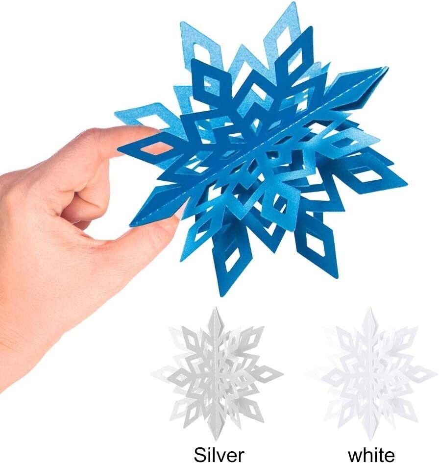 Christmas XMAS Tree Snowflakes Baubles Hanging Home Party Ornament Decorations