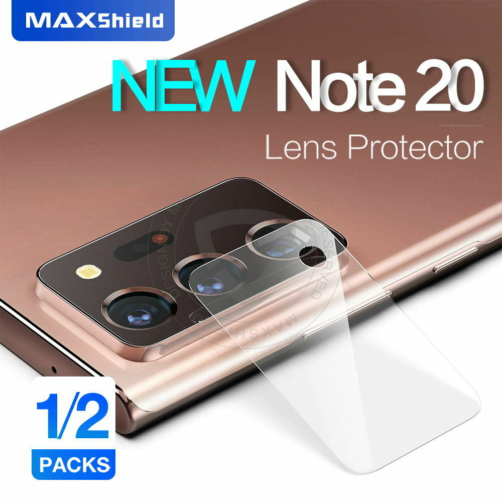 For Galaxy Note 20/Ultra 4G 5G MAXSHIELD Camera Lens Tempered Glass Protector
