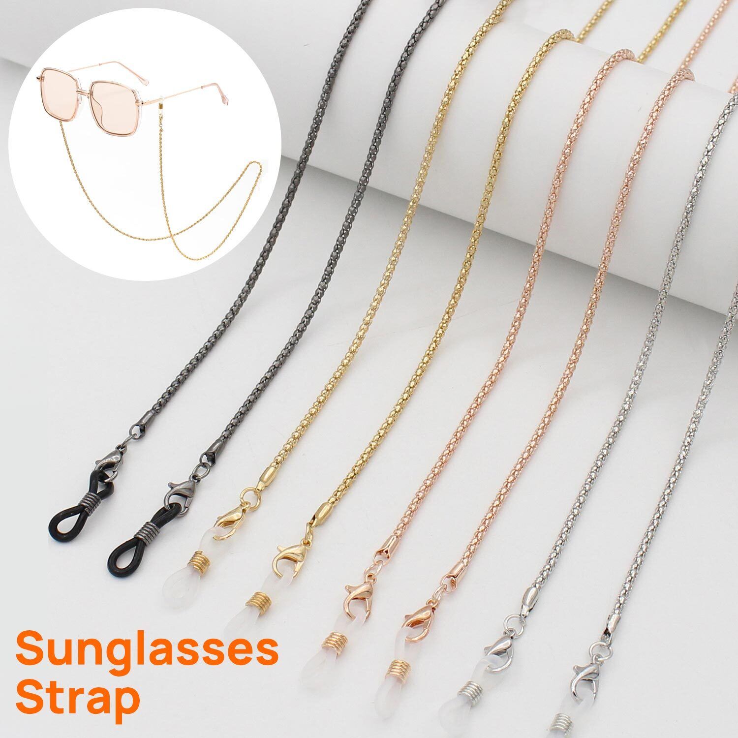 1PS Reading Eyeglass Glasses Chain Cord Lanyard Sunglasses Holder Sports Strap