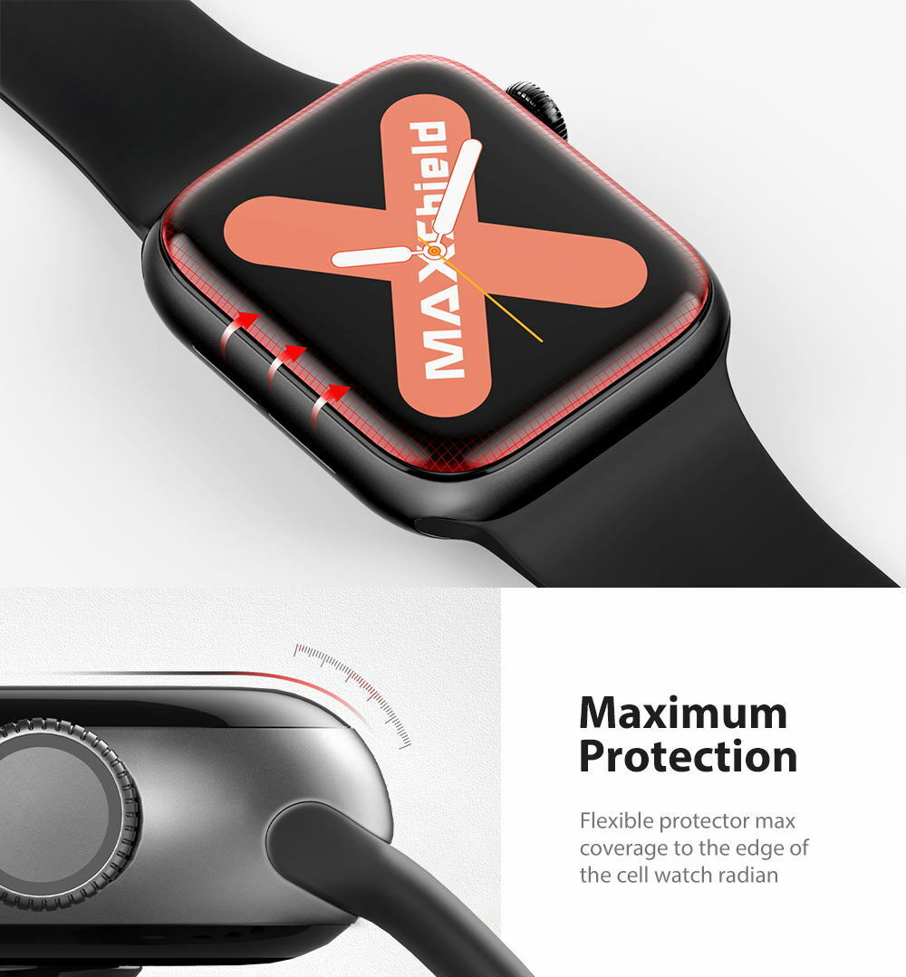 4X For Apple Watch 8 Full Cover HYDROGEL Screen Protector Flim