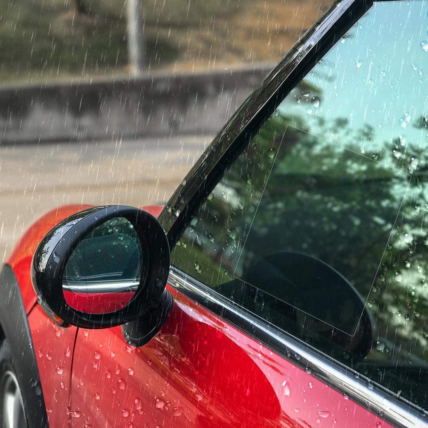 Car Side Truck Rearview Mirror Protector Film Waterproof Anti-Fog Rain-Proof AU