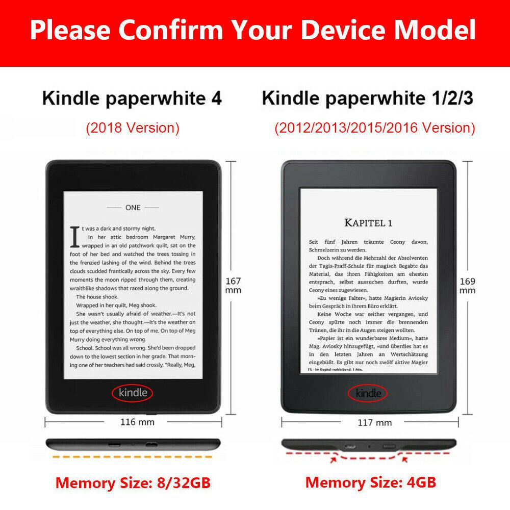 PU Leather Smart Case Magnetic Cover For Amazon Kindle Paperwhite  4 2018-Type3