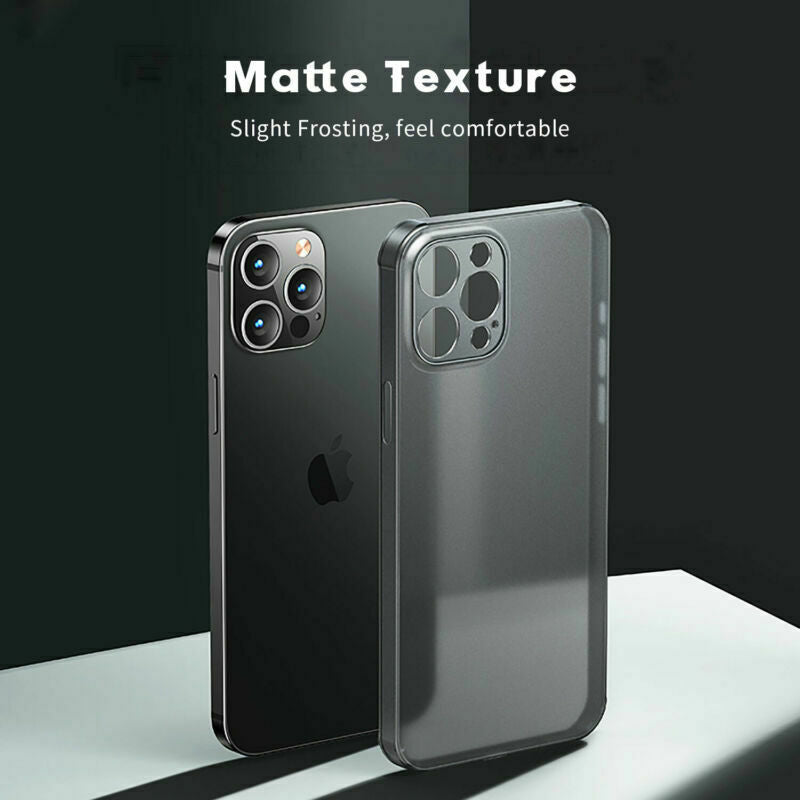 For iPhone 14 Series Case Thin Matte Ultra Slim Shockproof Clear Cover