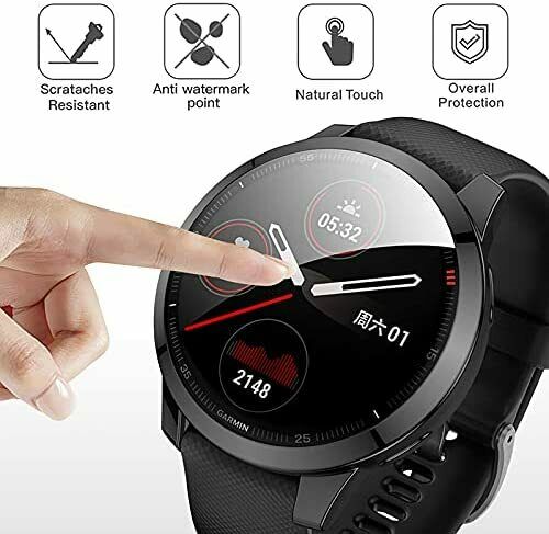 For Garmin Venu 2 Plus Shockproof Clear TPU Case Cover Shell Screen Protector