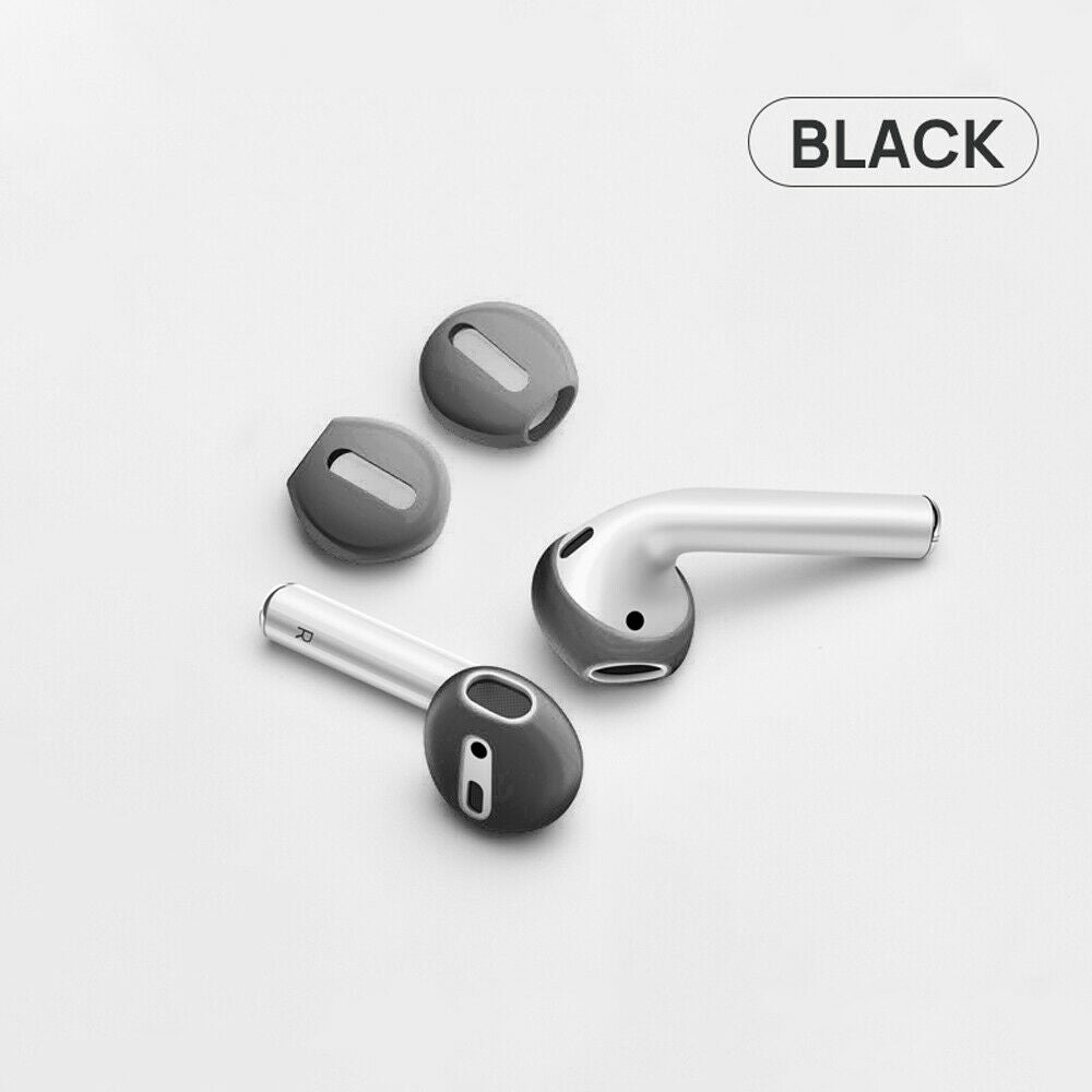 1 Pair For Apple Airpods Case Earpod Cover Ear Hook Earbuds Ear Tips silicone
