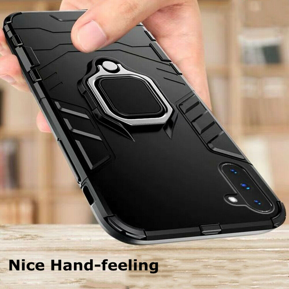 For Samsung Note 10 Plus 5G Case Hybrid Magnetic Armor Ring Holder Heavy Duty Cover