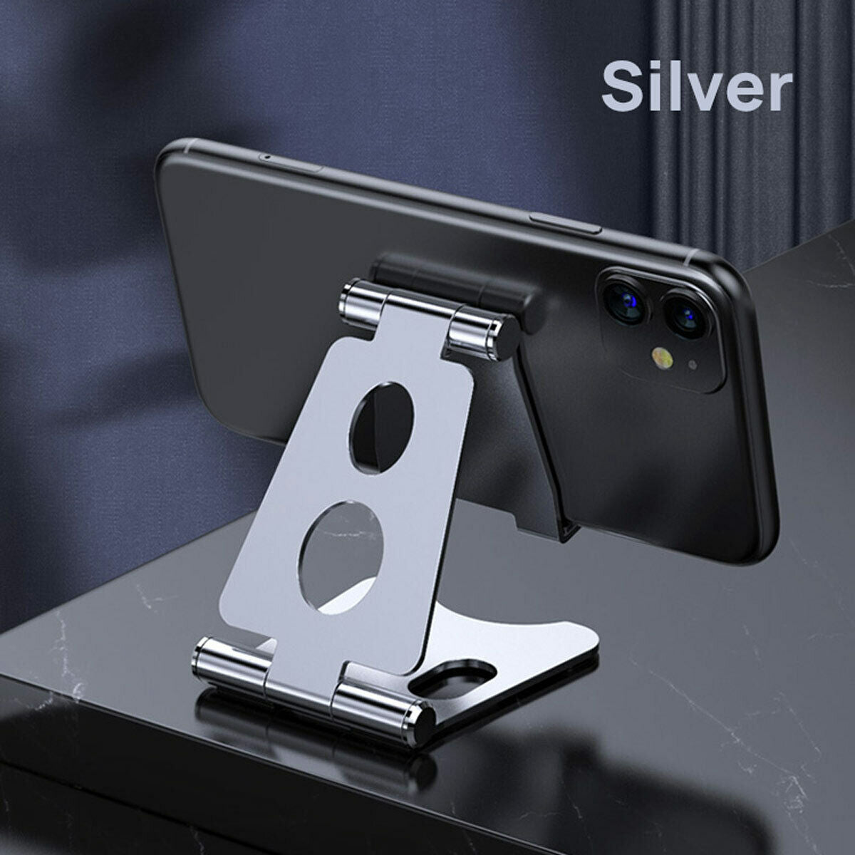 Adjustable Phone Tablet Desktop Stand Desk Holder Mount Cradle For iPhone iPad