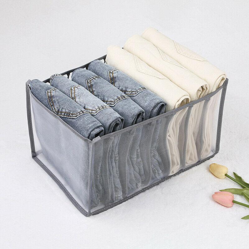 Foldable Drawer Organizer Divider Bra Sock Underwear Storage Closet Wardrobe Box