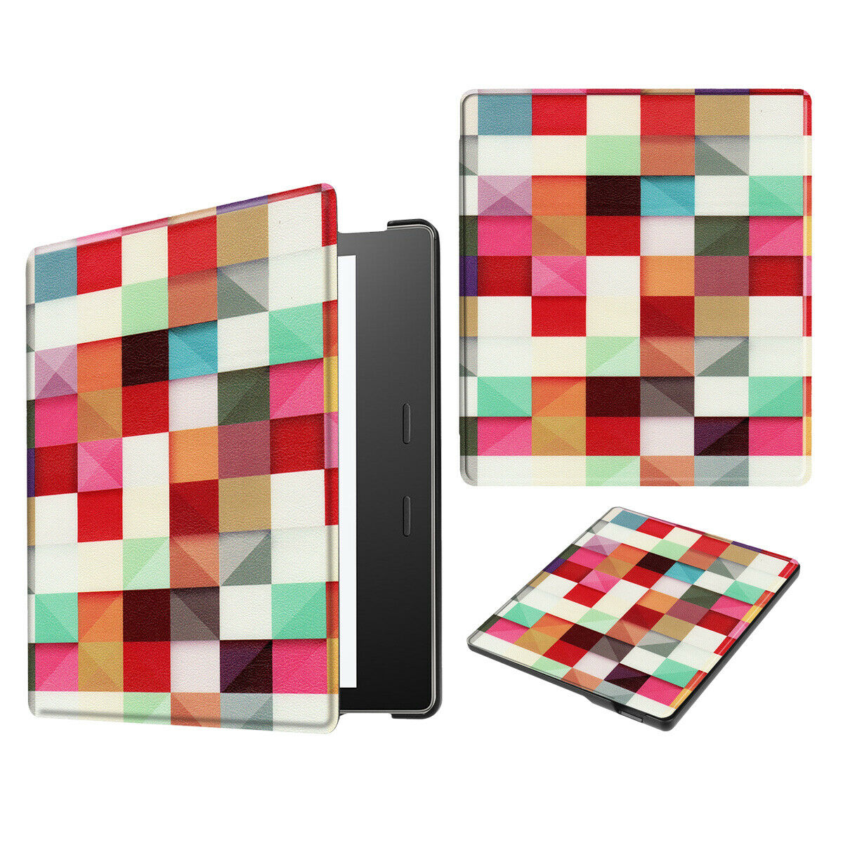 For New Amazon All New Kindle 2019 Painting Leather Smart Cover--Big Eye
