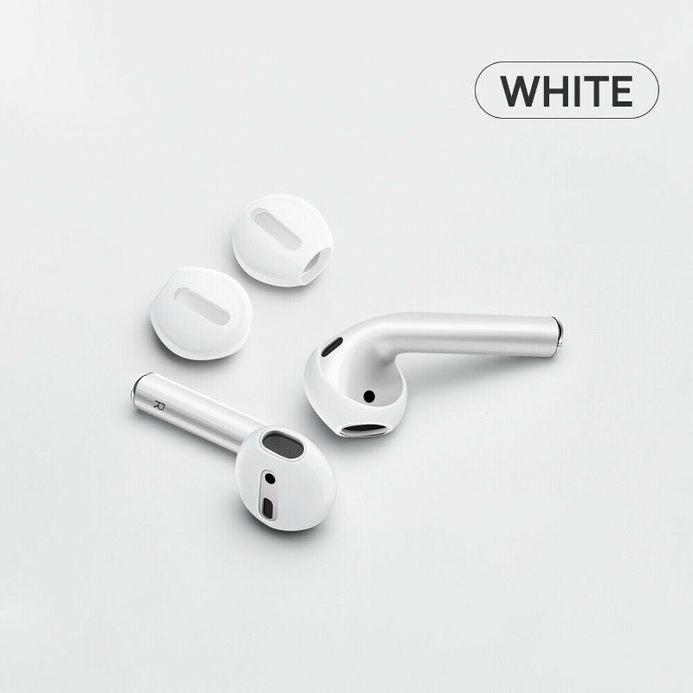 1 Pair For Apple Airpods Case Earpod Cover Ear Hook Earbuds Ear Tips silicone