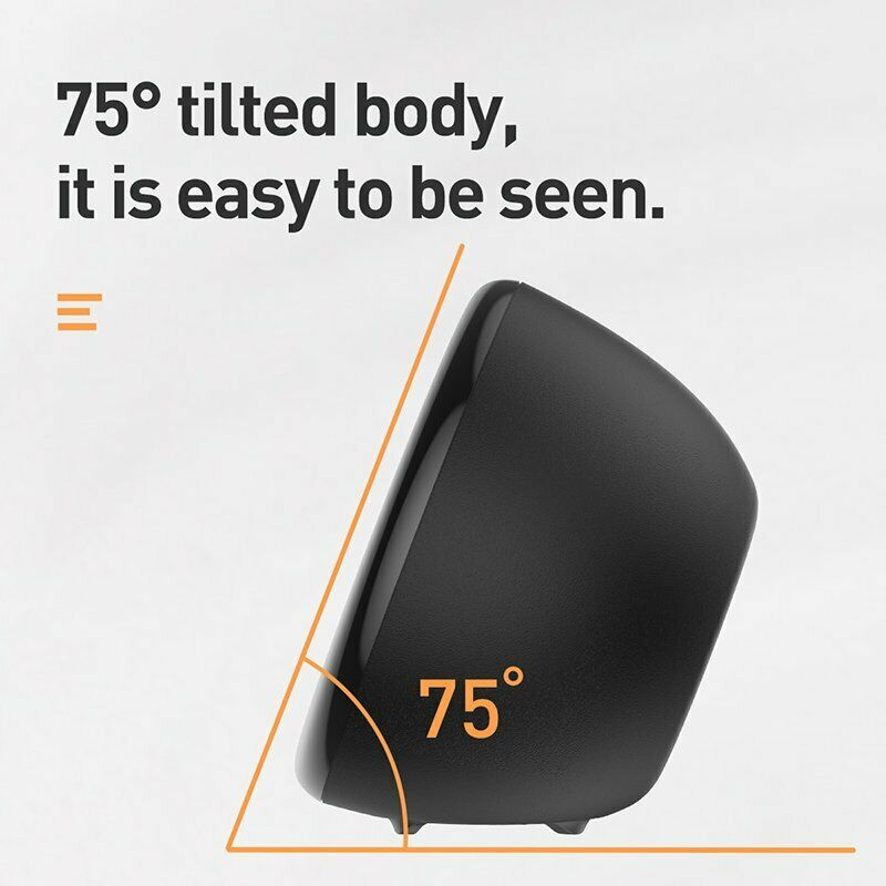 Baseus Wireless Bluetooth Speaker Digital LED Alarm Clock Handsfree FM Radio-White