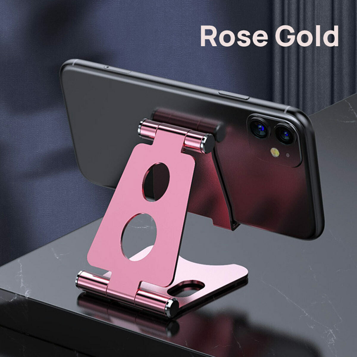 Adjustable Phone Tablet Desktop Stand Desk Holder Mount Cradle For iPhone iPad