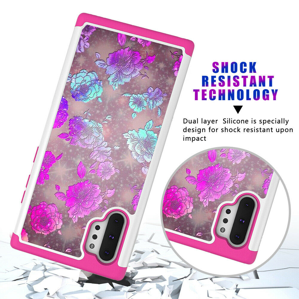 Samsung Galaxy Note 10 Plus 5G Case Shockproof Hybrid Rubber Bumper Cover