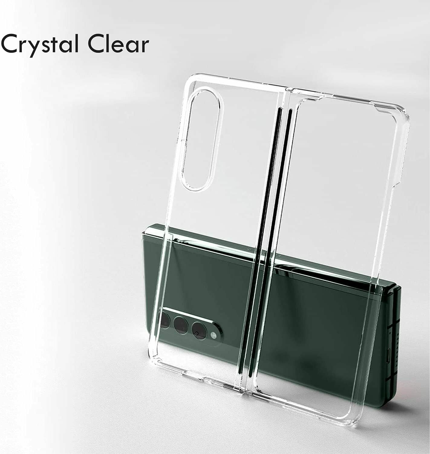 For Samsung Galaxy Z Fold 4 5G Case Clear Heavy Duty Shockproof Cover
