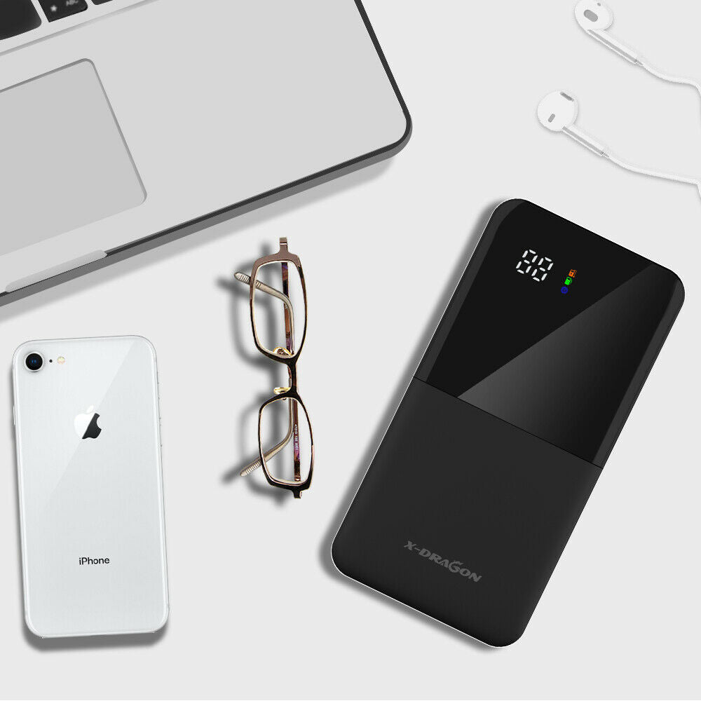 500000mAh LCD Portable External Battery Charger USB Power Bank Backup For Phone