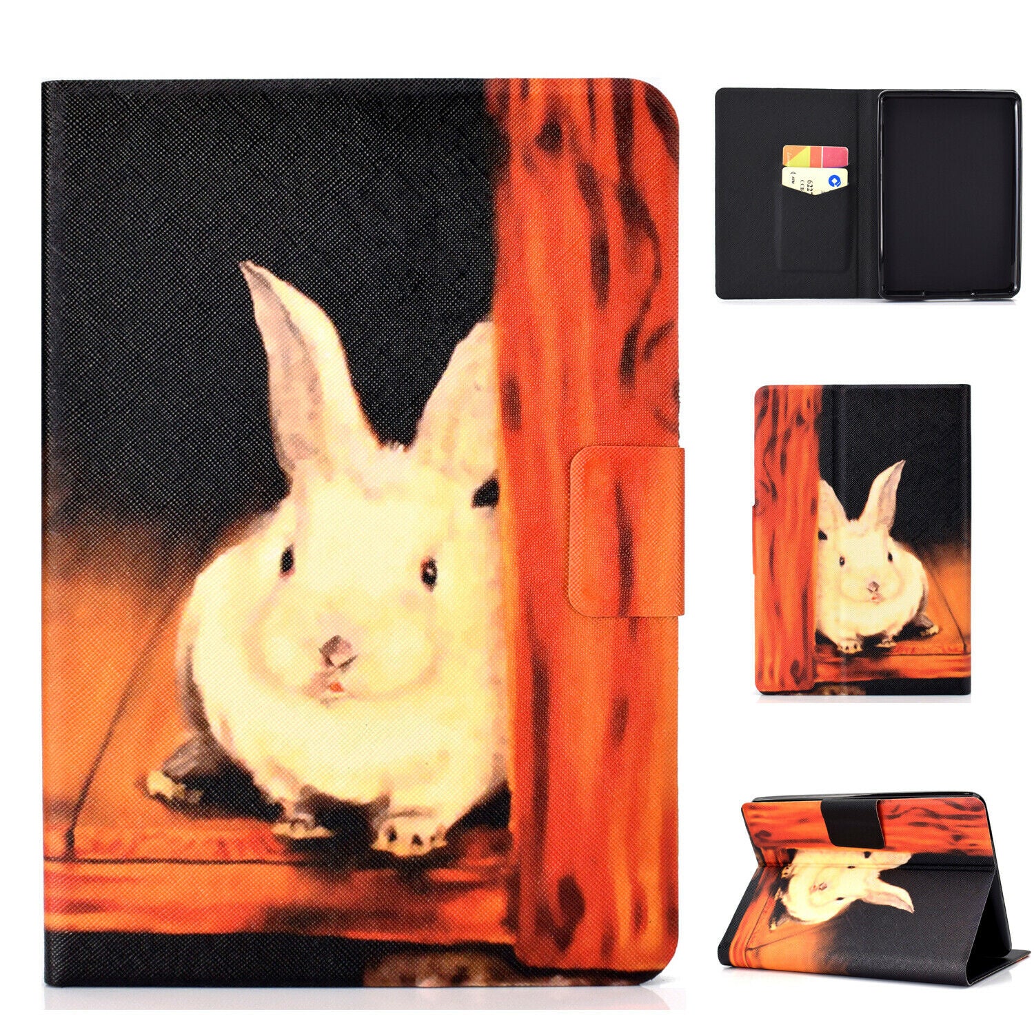 Leather Case For All-New Kindle 2019 10th Gen 6" Card Slot Magnetic Stand Cover