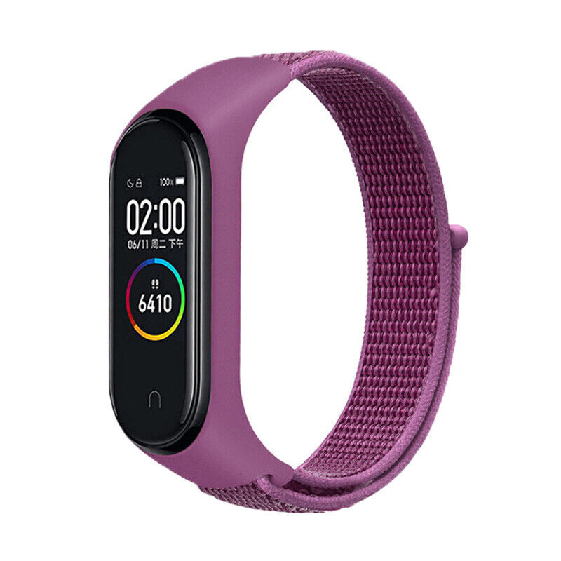 For Xiaomi Mi Band 6/5/7/4 Band Strap Replacement Nylon Loop Wrist Watchband