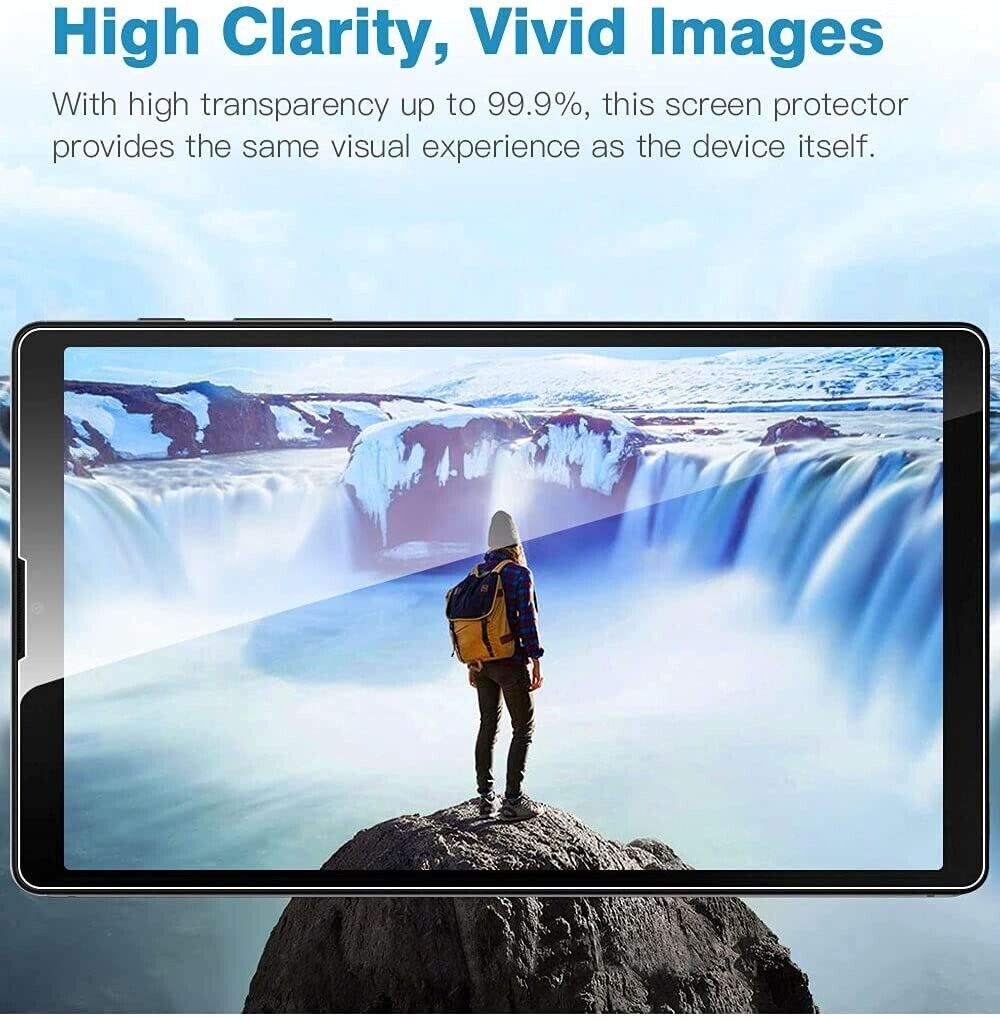 For Samsung Galaxy Tab A7 A7 Lite Tempered Glass Screen Protector Full Cover